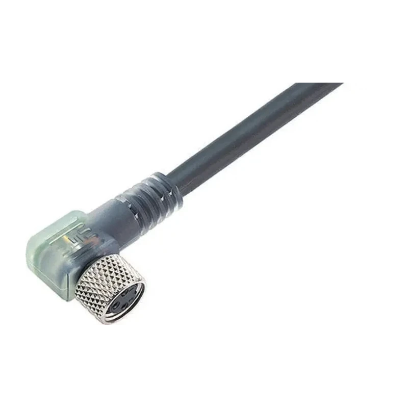 binder Male 3 Way Right Angle to Female Unterminated Sensor Actuator Cable 5 m 60V IP65 IP67 79 3404 55 03