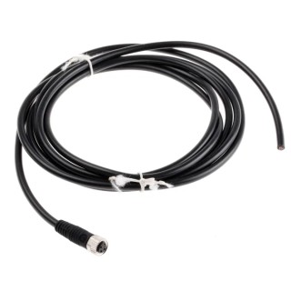 binder Male 3 Way Straight to Female Unterminated Sensor Actuator Cable 2 m 79 3406 42 03