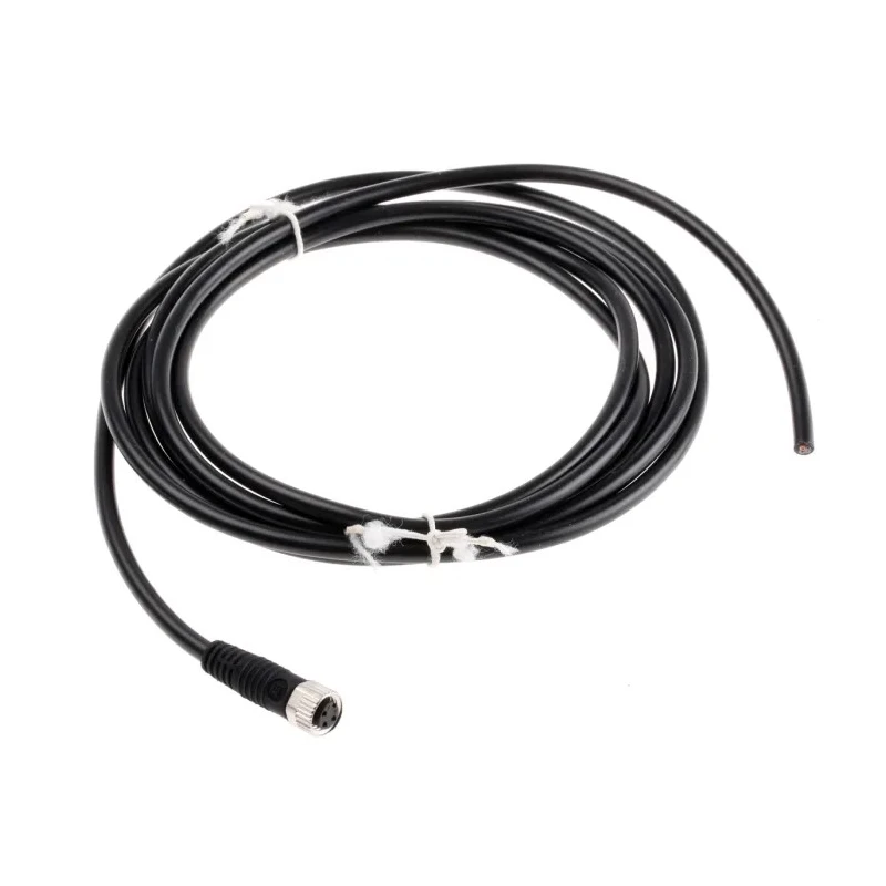 binder Male 3 Way Straight to Female Unterminated Sensor Actuator Cable 2 m 79 3406 42 03