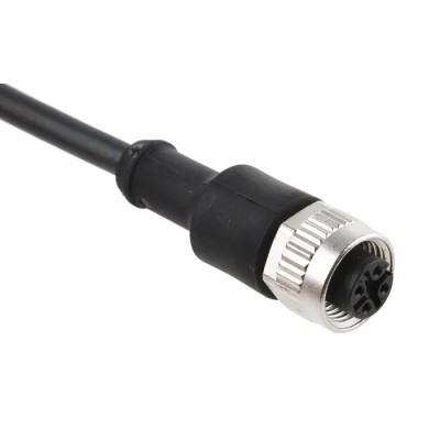 binder Sensor Actuator Cable Female 4 Way M12, Straight to Unterminated Free End, 5 m 79 3430 37 04