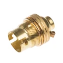 S Lilley & Son Brass GLS Lamp Holder B22 Screw Snap-Fit 44.7mm x 32mm 3003E