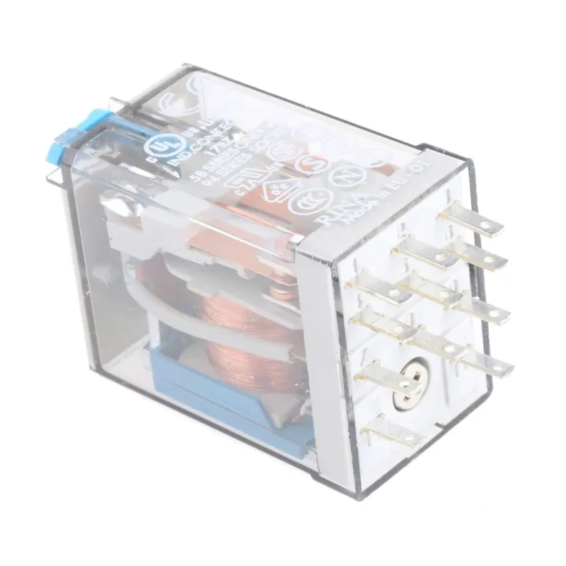 Finder 3PDT PCB Power Relay 12V DC Coil Voltage 10A Switching Current 55.33.9.012.0010