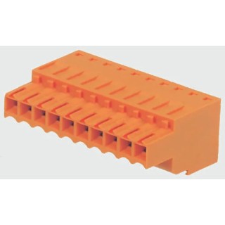 Weidmüller BL Series Pluggable Terminal Block, 2-Contact, 3.5 mm Pitch, 1 Row, 320 V, 14.5 A, Polybutylene 1690190000