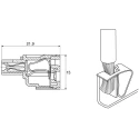 Weidmüller BL Series Pluggable Terminal Block, 2-Contact, 3.5 mm Pitch, 1 Row, 320 V, 14.5 A, Polybutylene 1690190000