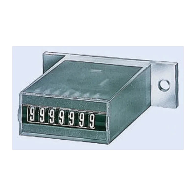Kubler 7 Digit Non-Reset Totalising Counter 4mm Digit Height Up Direction 10Hz 230V 1.130.000.056