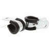 JCS Rubber Coated Zinc Plated Steel P-Clip 10 mm Closed Inside Diameter Black PCZR10RS