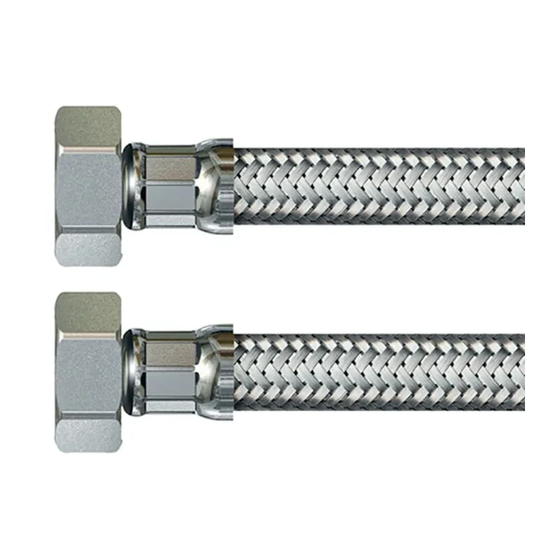 Watts Hose Assembly Stainless Steel Female Connection 12 mm to Female 17 mm 16 bar Pressure 300mm Length 315298 099011 0