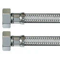 Watts Hose Assembly Female BSP 1/2 in, 16 bar Maximum Operating Pressure, 300 mm Length 315298 099012 7