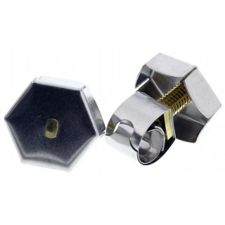 Unex Stainless Steel Hose & Jubilee Clip Brass Bolt Thumb Hex Screw 7.4mm to 10mm ID 9927