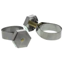 Unex Brass Bolt, Stainless Steel Thumb Hex Hose Clip 25-30 mm ID 9934