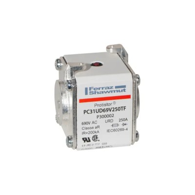 Mersen 250A Size 31 FF Square Body Fuse 700V P300002 / PC31UD69V250TF