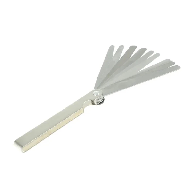 MikronTec Feeler Gauge 13 Blades Metric 1 mm Thickness Spring Steel Plastic Sheath 1703