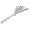 MikronTec Feeler Gauge 13 Blades Metric 1 mm Thickness Spring Steel Plastic Sheath 1703