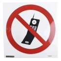 Brady Polyethylene Terephthalate Danger Keep Out Prohibition Sign PIC 235-DIA 200-B7541 (BRANDED)