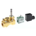 EMERSON ? ASCO 2 Port NC Solenoid Valve, 24V AC, Brass Body, 12mm Orifice Diameter SCE238D002.24/50-60