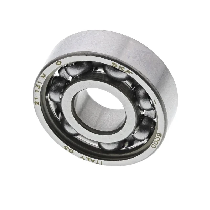 SKF Single Row Deep Groove Ball Bearing 10 mm ID, 26 mm OD, 8 mm Width, Sheet Metal Cage, Steel Balls 6000