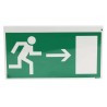 Brady Polyethylene Terephthalate Non-Illuminated Emergency Exit Sign 210mm x 105mm PIC 359-210X105-B7541 (BRANDED)