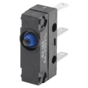 Crouzet Button Micro Switch Quick Connect Terminal 10A 250V ac 4V dc SPDT IP67 83186002
