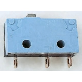 Crouzet Plunger Micro Switch, Solder Terminal, 100mA, 250V AC, SPCO 83170902