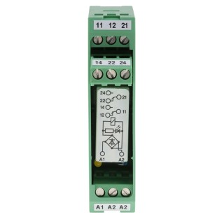 Phoenix Contact DIN Rail Interface Relay 24V dc Coil 6A Switching Current DPDT Model 2940391