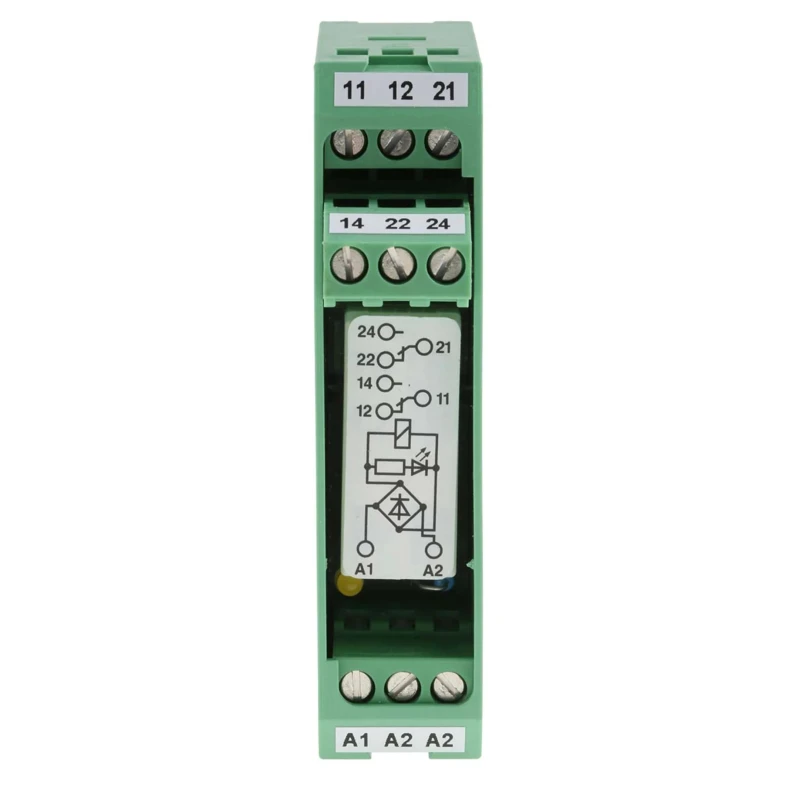 Phoenix Contact DIN Rail Interface Relay 24V dc Coil 6A Switching Current DPDT Model 2940391