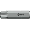 Wera Screwdriver Bit, 6.35 mm Hex Drive, T40 Tip, 25 mm Overall Length 05066530001