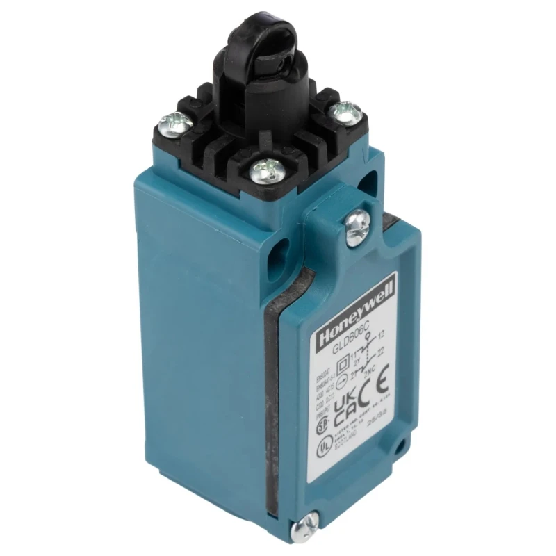 Honeywell Technologies GLD Series Roller Plunger Limit Switch, DPST, IP66, Fibreglass Reinforced Thermoplastic GLDB06C