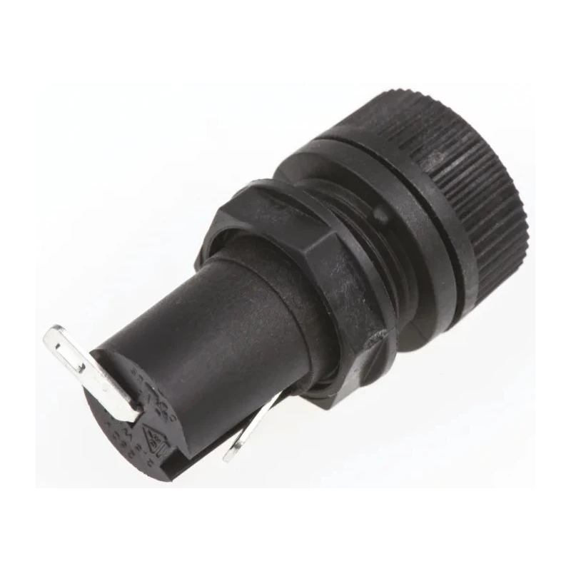 Eaton 6.3A Panel Mount Fuse Holder 1P-Pole 250V AC HTC-30M