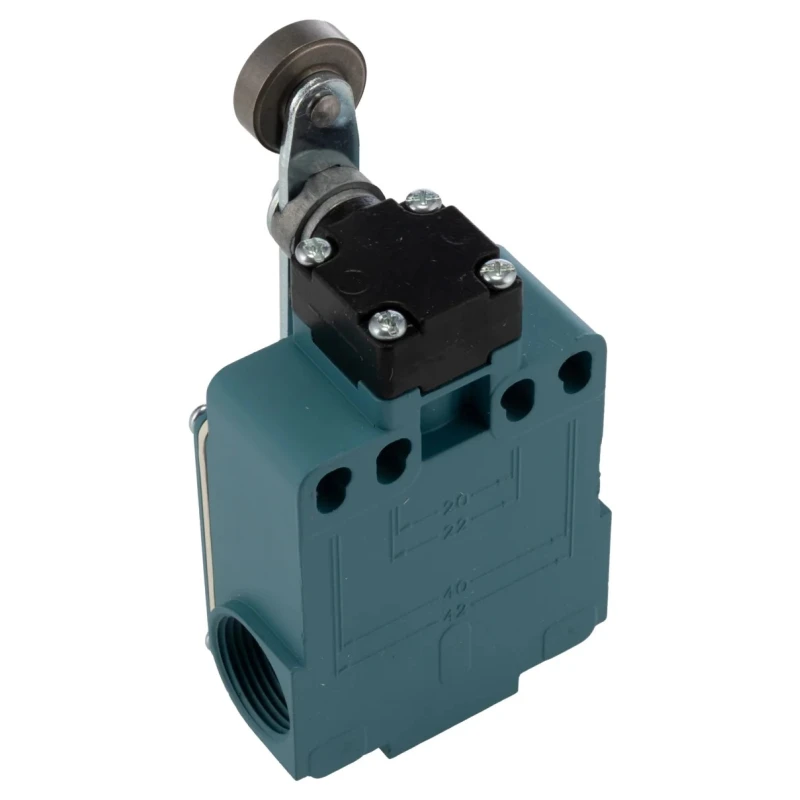 Honeywell Technologies GLE Series Nylon Roller Limit Switch DPST IP67 Die Cast Zinc Epoxy Coated Housing 240V AC 6A GLEB06A2B
