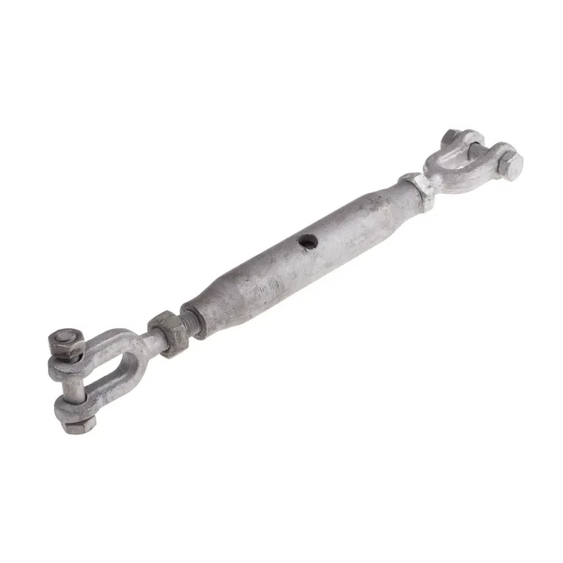 RS PRO Steel Jaw, Jaw Rigging Screw with M10 Thread, Galvanised Steel, 381kg Working Load Limit 312-3487