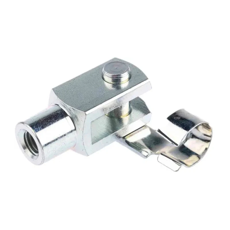 RS PRO Steel Clevis M12 x 1.75 Thread, 62 mm Length x 24 mm Width Zinc Plated 312-0208