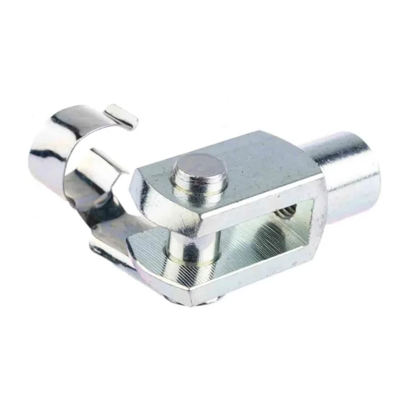 RS PRO Steel Clevis M12 x 1.75 Thread, 62 mm Length x 24 mm Width Zinc Plated 312-0208