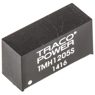 TRACOPOWER DC/DC Converter Through Hole 5V DC 400mA Input 10.8V-13.2V 2W TMH 1205S