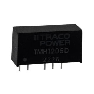 TRACOPOWER DC/DC Converter Through Hole 5V DC 200mA 10.8-13.2V Input 2W TMH 1205D