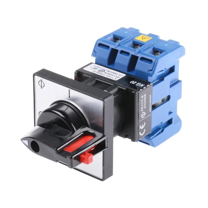 Kraus & Naimer 3-Pole Panel Mount Isolator Switch IP65 25A 7.5 kW KG20A.T103/GBA010.FT2