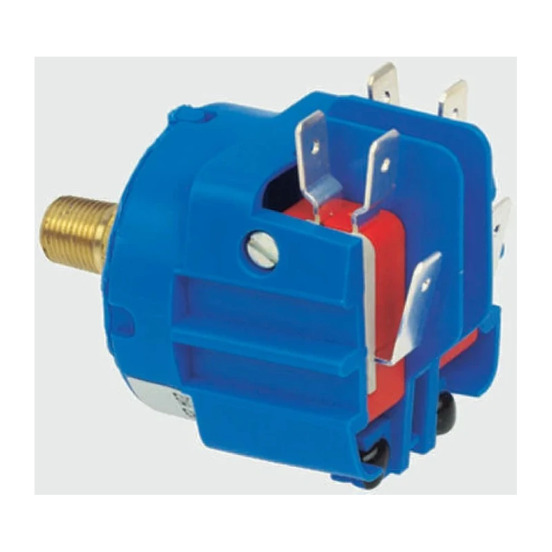 Herga Industrial Pressure Sensor 2 CO Contact Configuration 16 psi to 30 psi, 250V AC 21A Rated 6742-0039