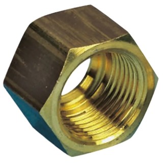 Legris Pneumatic Fitting Brass Compression Nut Female Metric 1/2 in to Female M12 x 1 0110 08 00