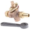 Pegler Yorkshire Drain Cock Bronze Body 1/2 in BSPP Thread G 10 bar Maximum Operating Pressure 130007