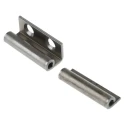 RS PRO Steel Concealed Hinge with Lift Off Pin 80mm x 16mm x 2mm 293-7774