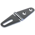 Pinet Chrome Steel Strap Hinge, Screw Fixing, 98.5 mm x 98.5 mm x 3 mm 293-7702