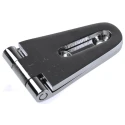 Pinet Chrome Steel Strap Hinge, Screw Fixing, 98.5 mm x 98.5 mm x 3 mm 293-7702
