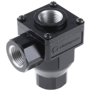 Norgren Pneumatic Quick Exhaust Valve 10 Bar Operating Pressure Female Threaded 1/2 in T70C4800