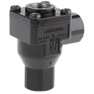 Norgren Quick Exhaust Valve Zinc Alloy 0.5 to 10 Bar Operating Pressure Female Type G Connection 1/4 in T70C2800