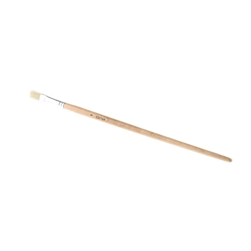 Cottam Thin 9.5 mm Synthetic Paint Brush with Flat Bristles 315-2132