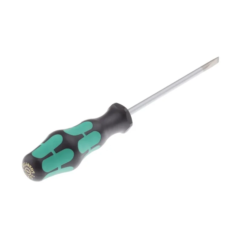 Wera Standard Insulated Slotted Screwdriver 125 mm Blade, 203 mm Overall 05110007001