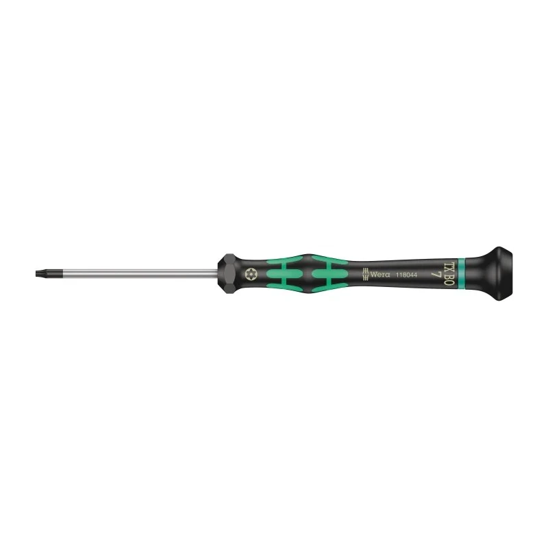 Wera Precision Precision Screwdriver T7 Tip, 60 mm Blade, 157 mm Overall 05118044001