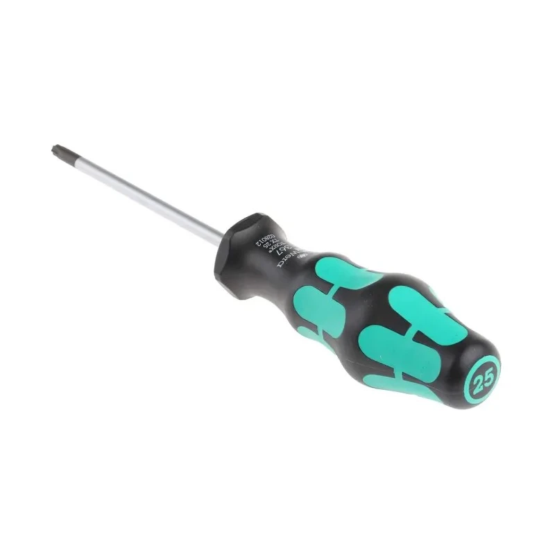 Wera Standard Torx & Torx Plus Screwdriver T25 Tip 100mm Blade 205mm Overall 05028012001