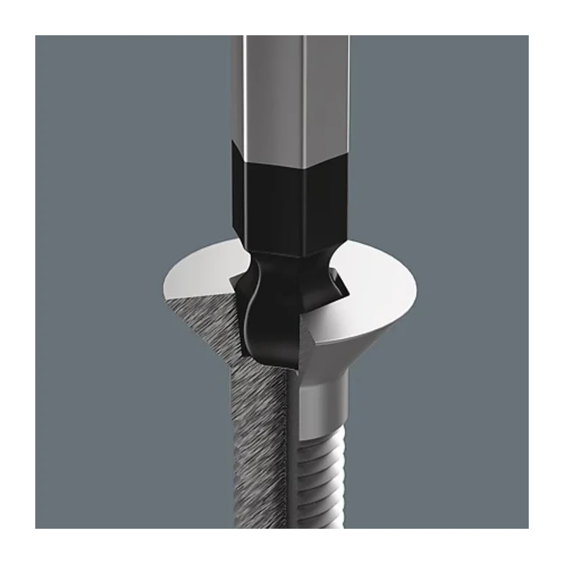 Wera Hexagon Screwdriver 2.5 mm Tip, 100 mm Overall Length, Standard Type 05138070001