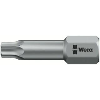Wera Screwdriver Bit 6.35 mm Hex Drive T20 Tip 25 mm Overall Length 05066310001