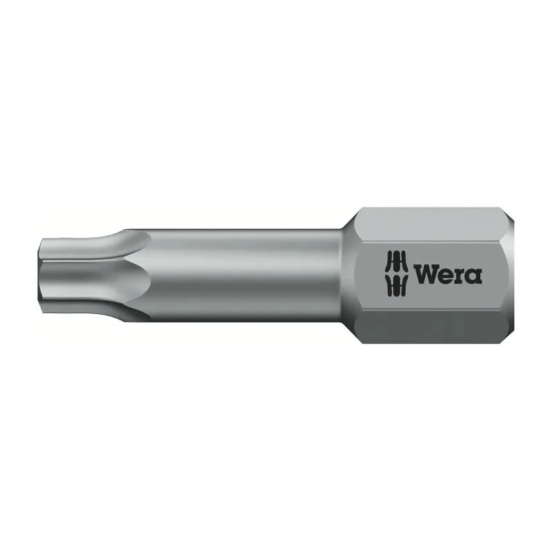 Wera Screwdriver Bit 6.35 mm Hex Drive T20 Tip 25 mm Overall Length 05066310001